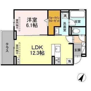 Lumiere【1階】の間取り