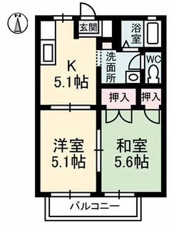 グッド・アベニール【1階】の間取り