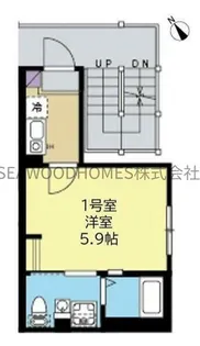 方舟追浜【1階】の間取り