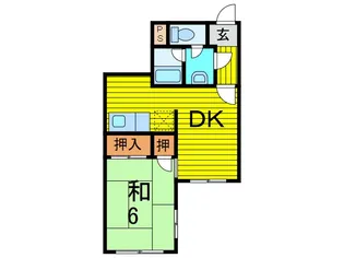 フロントピア蕨【3階】の間取り