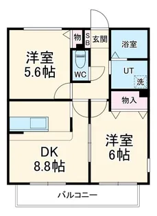 アンシャンテ【2階】の間取り