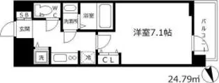 ラヴ神戸三宮【3階】の間取り