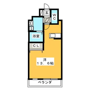 アルト カッシーナ【6階】の間取り