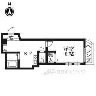 オルティー【4階】の間取り