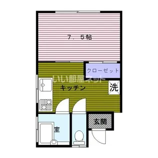 幸手ハイム【1階】の間取り