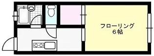 山口ハイツ【2階】の間取り