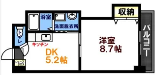 メイプル吉島【6階】の間取り