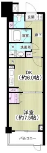 ライオンズマンション乃木坂【1階】の間取り