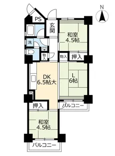 UR高座台【9階】の間取り
