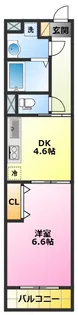 スカイコートソレア新丸子【1階】の間取り