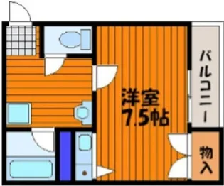 パルミラ浜【4階】の間取り