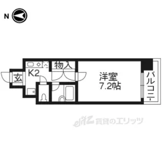 CQレジデンス京都東山三条301【3階】の間取り