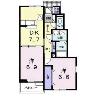 アマービリス【1階】の間取り