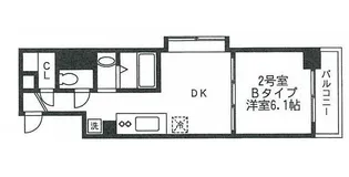 Leavell Grande横浜中川【6階】の間取り