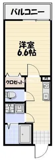 Lyk貝塚【3階】の間取り