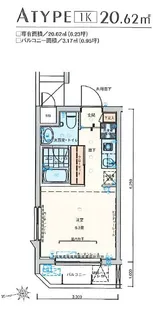 バージュアル横濱あざみ野【2階】の間取り