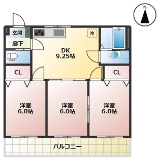 ハイグレードマンション【4階】の間取り