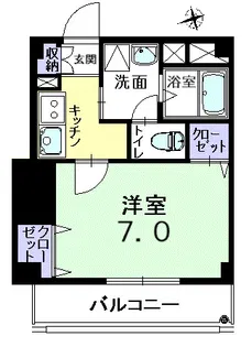リバーサイド木場公園【2階】の間取り