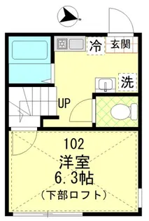 グランドゥール横浜【1階】の間取り