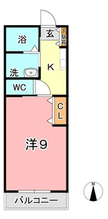 プライムステージ中庄駅前【2階】の間取り