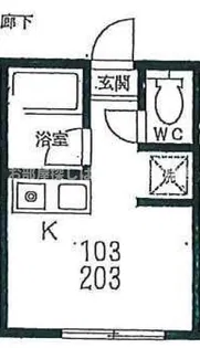 ゼフィルス西落合【2階】の間取り