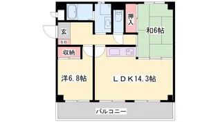 セントラルメゾン【3階】の間取り