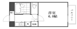 共立リライアンス豊田B棟【3階】の間取り