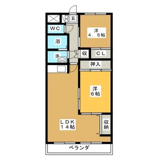 Grand Pa Rise【3階】の間取り