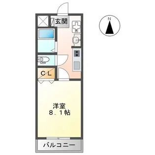 シティルミナス【1階】の間取り
