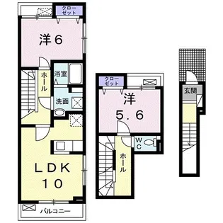 BLESS草加松原 D棟の間取り