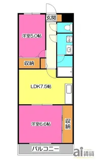 コーポラス新所沢【2階】の間取り