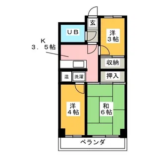 滝野川永谷マンション【4階】の間取り