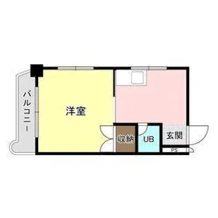 レイホービル【5階】の間取り