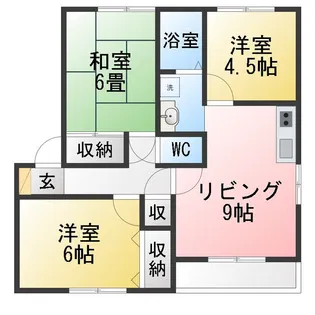 NEXTON西岡崎 C (ネクストン西岡崎C)【1階】の間取り
