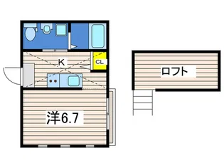 Hermitage de yamate【1階】の間取り