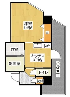 FAN緑ヶ丘ビル(FA)【5階】の間取り