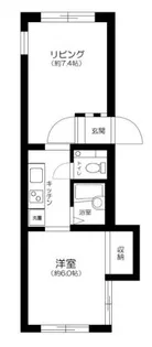 MODULOR阿佐谷南【4階】の間取り