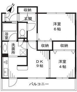 メゾン・ド・フレシュール【1階】の間取り