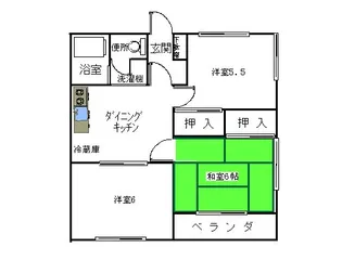 ユア・ビレッヂ【2階】の間取り