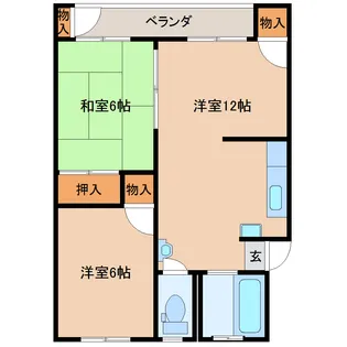 有明シーサイドマンション B棟【3階】の間取り