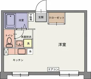 リバースひらき【2階】の間取り