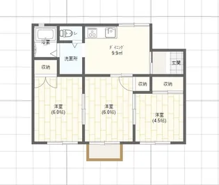 グランドハイツ【2階】の間取り