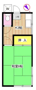 コーポ豊田【2階】の間取り