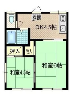 コーポアリス【1階】の間取り