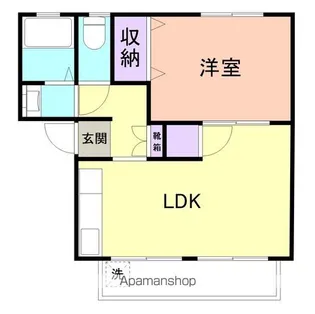 メゾン河合【1階】の間取り