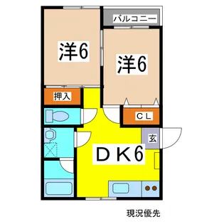 チェリーピア天童I号館【1階】の間取り