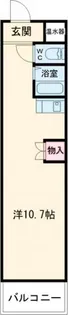 MKタウン江場B【2階】の間取り
