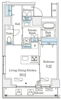 オーパスレジデンス南青山【6階】の間取り
