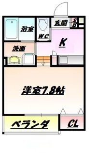 Luxe浜寺A棟【1階】の間取り