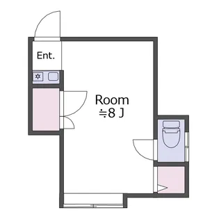 北野方荘【2階】の間取り